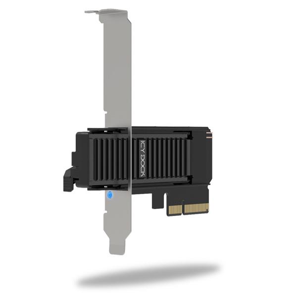ICY DOCK MB305M4P-B M.2 NVMe SSD搭載用リムーバブルアダプタ PCIe