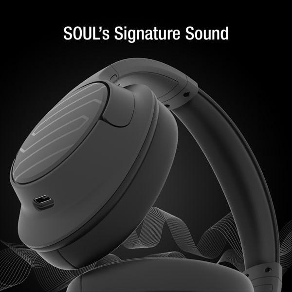SOUL UW-SU76BK ワイヤレスヘッドホン ULTRA WIRELESS 2 BLACK : PC&