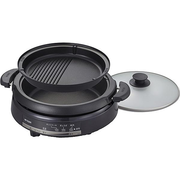 円 品質は非常に良い 在庫目安 お取り寄せ タイガー魔法瓶 Cqe B0th グリルなべ 2枚タイプ メタリックブラウン