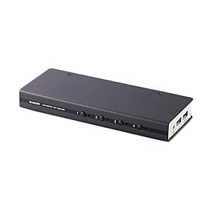 ELECOM KVM-DVHDU4 パソコン切替器/ DVI対応/ BOX型/ 4ポート