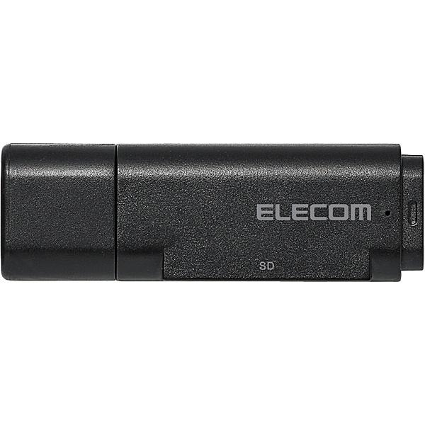 ELECOM MR3C-D011BK メモリリーダライタ/ USB Type-Cコネクタ/ 直挿しタイプ/ SD+microSD用/ ブラック｜pc-express｜02