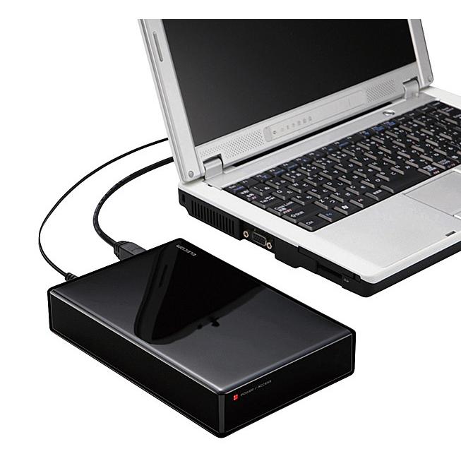 ELECOM ELD-REN020UBK 3.5インチ外付けHDD/ WD Red搭載/ USB3.0/ 2.0TB 
