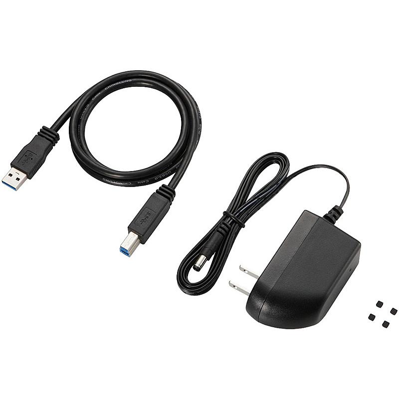 ELECOM ELD-REN020UBK 3.5インチ外付けHDD/ WD Red搭載/ USB3.0/ 2.0TB 