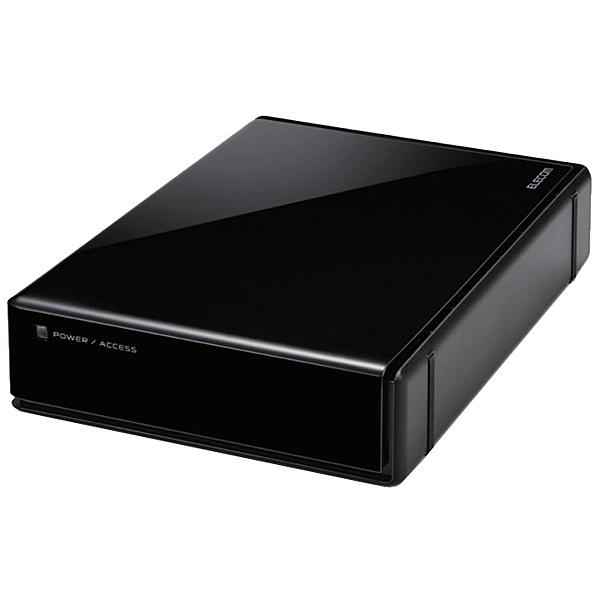 ELECOM ELD-EEN020UBK USB3.0外付けハードディスク/ ハードウェア暗号化/ パスワード保護/ 2TB/ e:DISK Safe Desktop