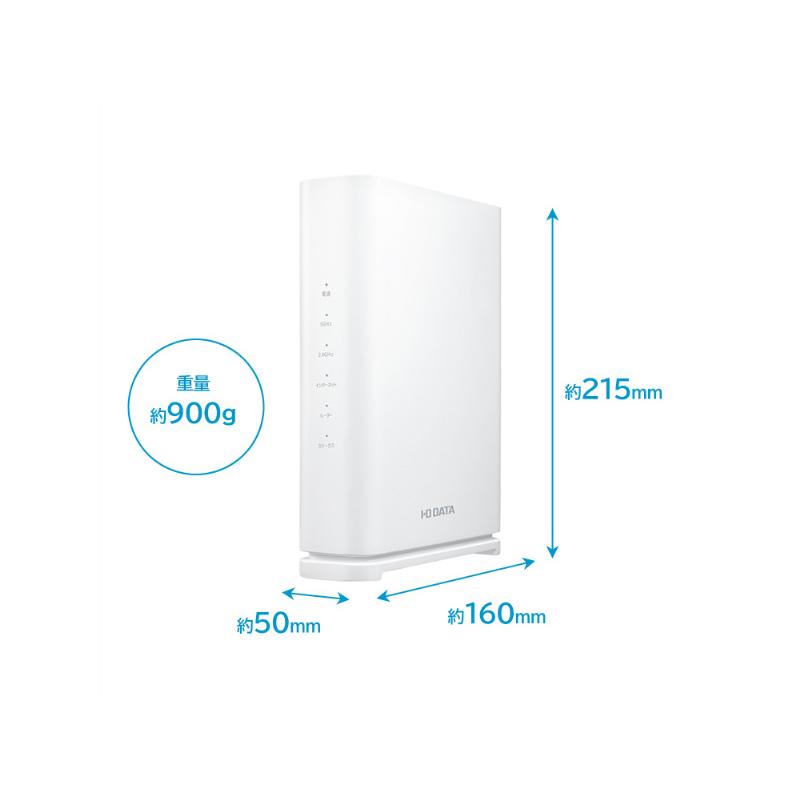 IODATA WN-7D36QR 2.5Gbps対応Wi-Fi 7デュアルバンドルーター : PC&