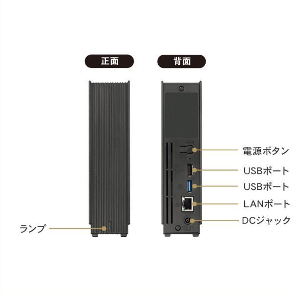 IODATA HDL1-LE01 2.5GbE対応 1ドライブ ネットワークHDD 1TBの画像