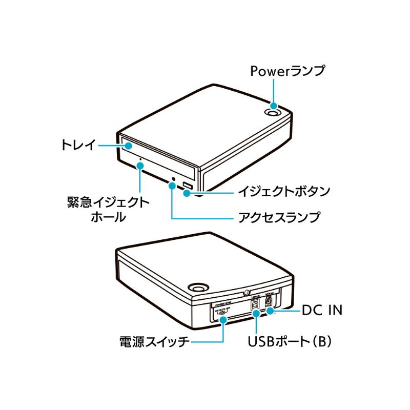 IODATA BRD-UC16XZ/H USB Type-C対応 外付型ブルーレイドライブ IODATA BRD-UC16XZ/H USB Type-C対応 外付型ブルーレイドライブ