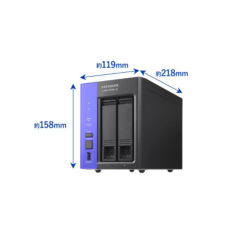 IODATA HDL2-Z25WATB08 Windows Server IoT 2025 for Storage Workgroup 2ドライブ法人向けNAS 8TB_1