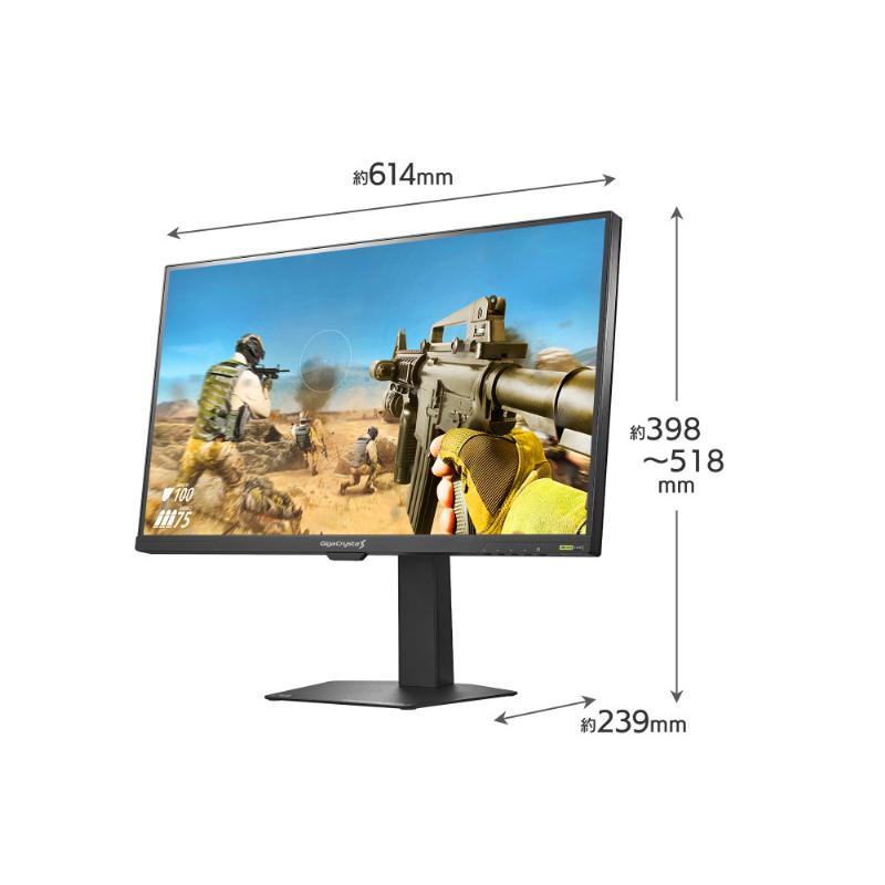IODATA LCD-GDU271JLAQD ゲーミング液晶ディスプレイ 27型/ 3840×2160/ HDMI(HDCP 2.3)×2、DisplayPort(HDCP 2.3…_1