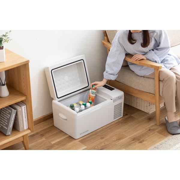 アイリスオーヤマ IPD-2B-W ポータブル冷蔵冷凍庫 20L ホワイト : PC&