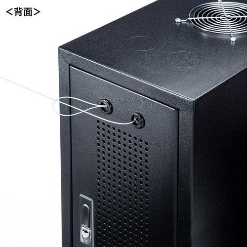 サンワサプライ CP-THBOX2UBK キャスター付き添い人こしきボックス席（2U・黒いこと）