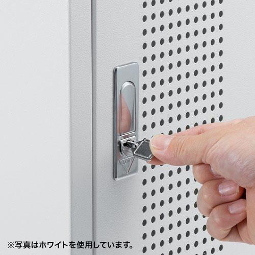 サンワサプライ CP-THBOX2UBK キャスター付き添い人こしきボックス席（2U・黒いこと）