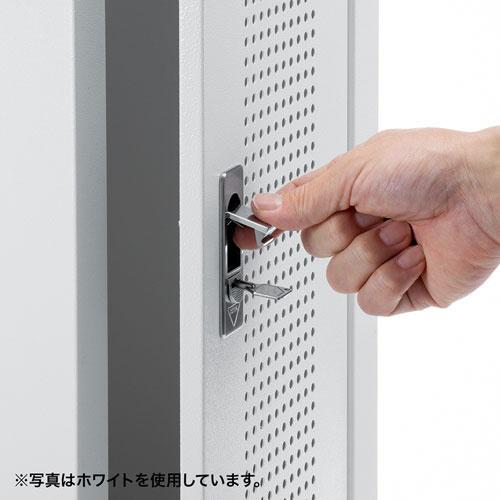 サンワサプライ CP-THBOX2UBK キャスター付き添い人こしきボックス席（2U・黒いこと）