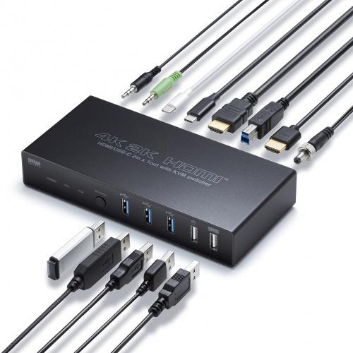 サンワサプライ SW-KVM2DK Type-C接続・HDMI接続対応パソコン切替器（エミュレーション非搭載）_10