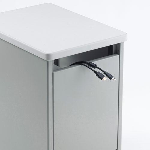 サンワサプライ EA-中央処理装置7 器機納めるボックス席（W380×D480粍）