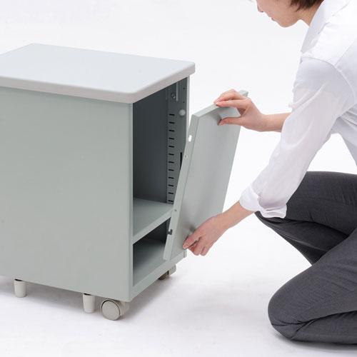 サンワサプライ EA-中央処理装置7 器機納めるボックス席（W380×D480粍）