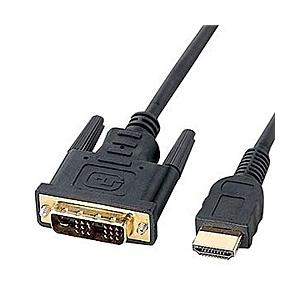 サンワサプライ KM-HD21-50 HDMI-DVIケーブル（5m）｜pc-express