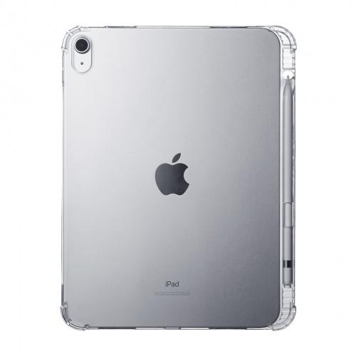 サンワサプライ PDA-IPAD1918CL 第10世代iPad 10.9インチ用ペン収納ポケット付きクリアカバー｜pc-express｜05