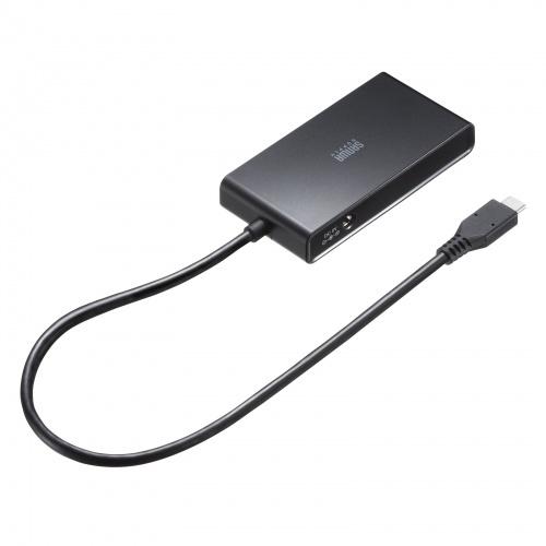 サンワサプライ USB-3TCLS8BK USB Type-Cハブ付き 2.5ギガビットLANアダプタ（USB Type-C接続）｜pc-express｜18