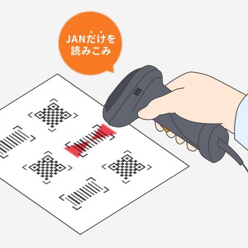 サンワサプライ BCR-2D12 2次元バーコードリーダー（照合機能搭載）の画像