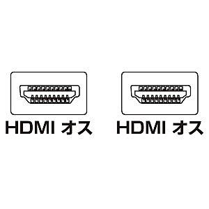 サンワサプライ KM-HD20-100FK フラットHDMIケーブル（10m・ブラック）_5