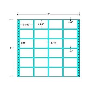  東洋印刷 MX12I タックフォームラベル 12インチ×11インチ 24面付(1ケース500折)