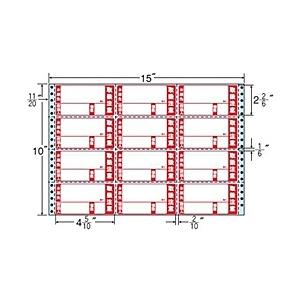 東洋印刷 M15CPK タックフォームラベル 15インチ×10インチ 12面付(1ケース500折)｜pc-express