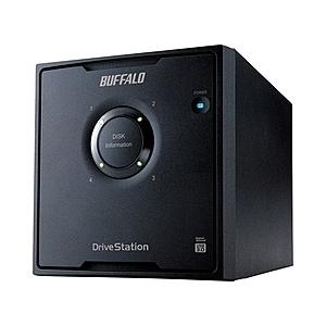 バッファロー HD-QL16TU3/R5J ドライブステーション RAID 5対応 USB3.0用 外付けHDD 4ドライブ 16TB