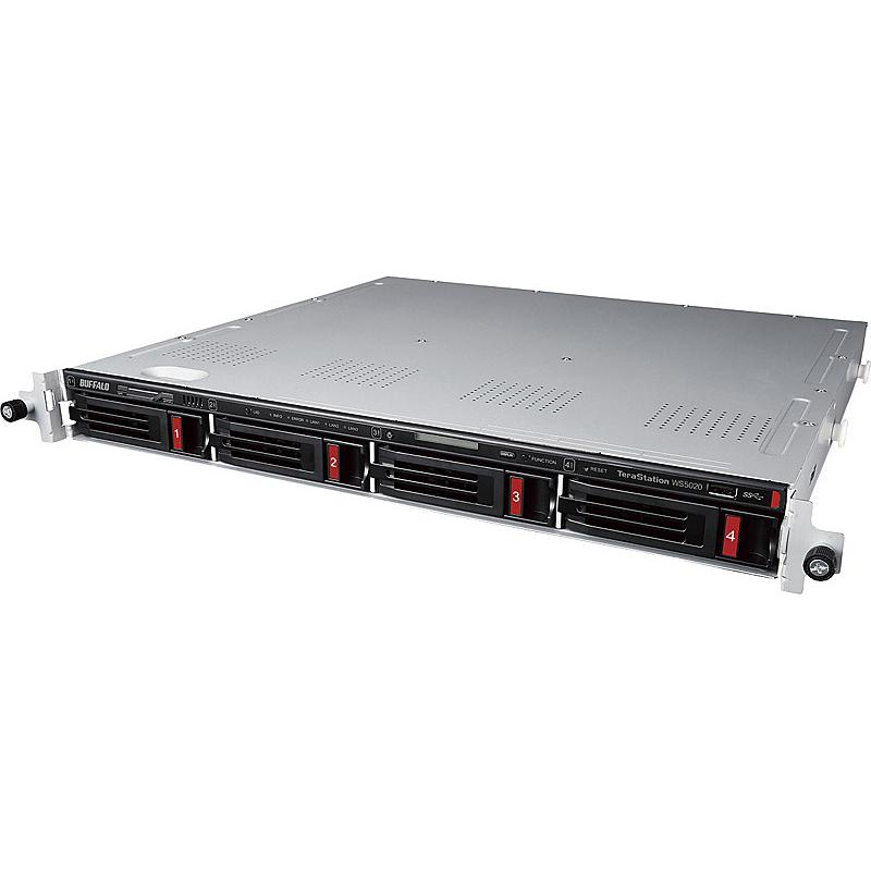 バッファロー WS5420RN12S9 Windows Server IoT 2019 for Storage Standard Edition搭載 4ベイラックマウントNAS 12TB
