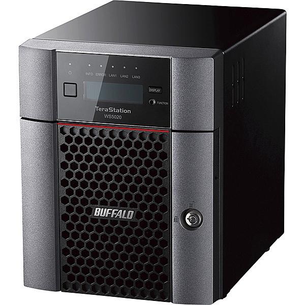 バッファロー WS5420DN12W9 Windows Server IoT 2019 for Storage Workgroup Edition搭載 4ベイデスクトップNAS 12TB