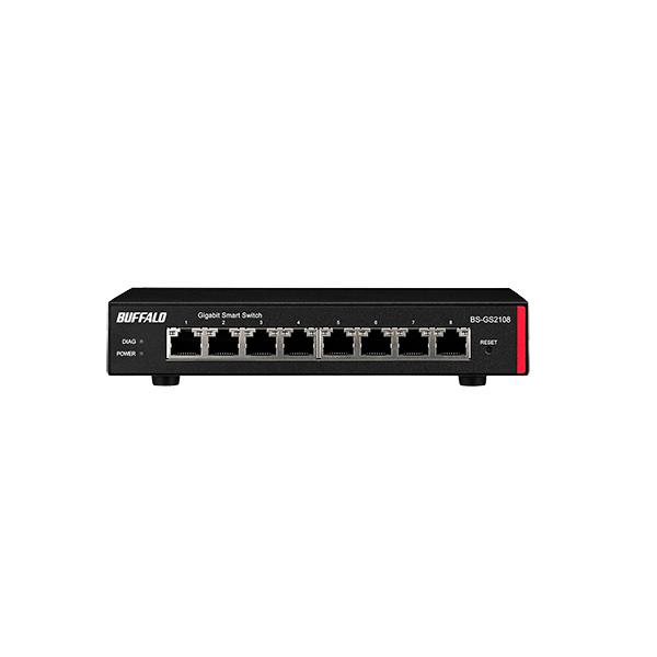 バッファロー BS-GS2108 法人向け レイヤー2 Giga スマートスイッチ_1