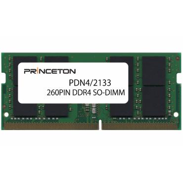 期間限定キャンペーン 【在庫目安：お取り寄せ】 SO-DIMM 260PIN CL=15 PC4-17000(DDR4-2133) 16GB PDN4/2133-16G プリンストン メモリー