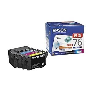 EPSON IC4CL76 ビジネスインクジェット用 大容量インクカートリッジ/ 4色パック