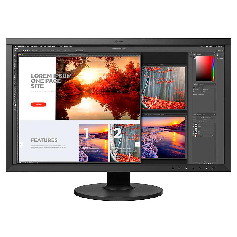 EIZO CS2740-BK 液晶ディスプレイ 26.9型/ 3840×2160/ HDMI、DisplayPort、USB Type-C/ ブラック/ スピーカー：なし｜pc-express