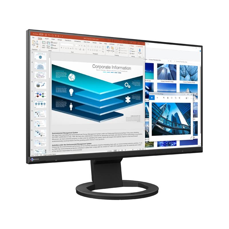 EIZO EV2480-ZBK 液晶ディスプレイ 23.8型/ 1920×1080/ HDMI、DisplayPort、USB Type-C/ ブラック/ スピーカー：あり