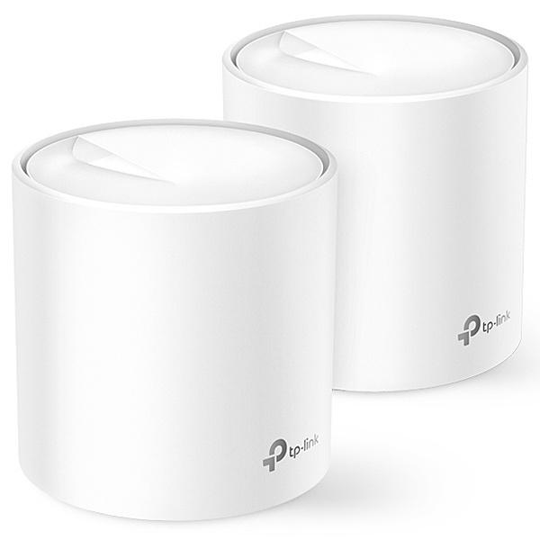  TP-LINK Deco X20(2-Pack)(JP) AX1800 メッシュWi-Fiシステム（2台セット）