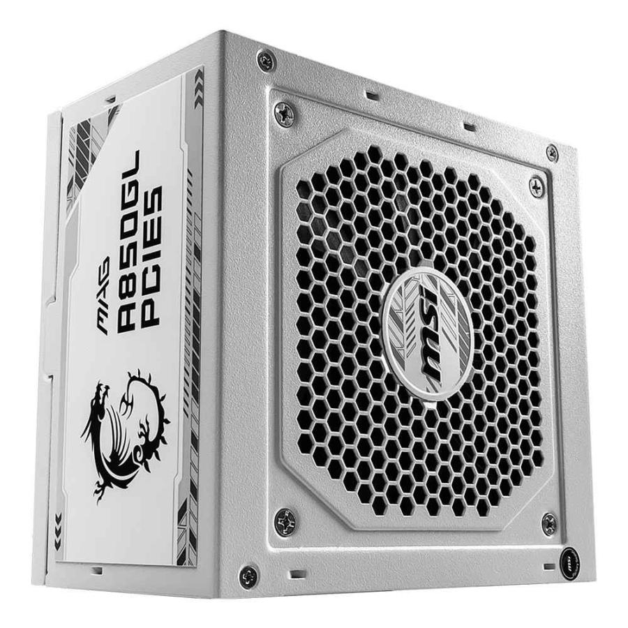 MSI MAG A850GL PCIE5 WHITE 80PLUS GOLD認証取得 ATX 3.0対応 フル