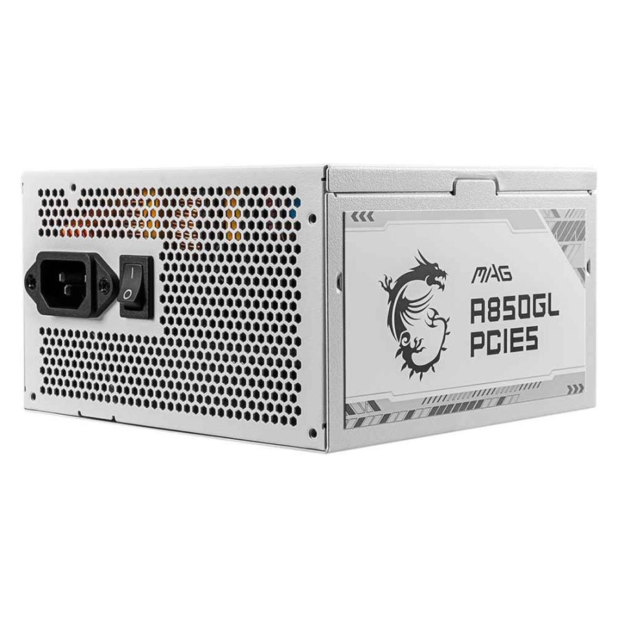 MSI MAG A850GL PCIE5 WHITE 80PLUS GOLD認証取得 ATX 3.0対応 フル