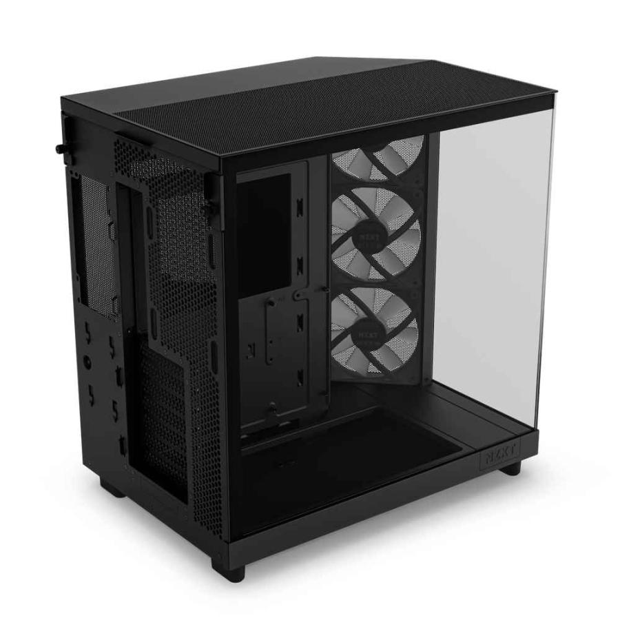NZXT H6 Flow RGB Black(CC-H61FB-R1) 高エアフローミドルタワーケース  