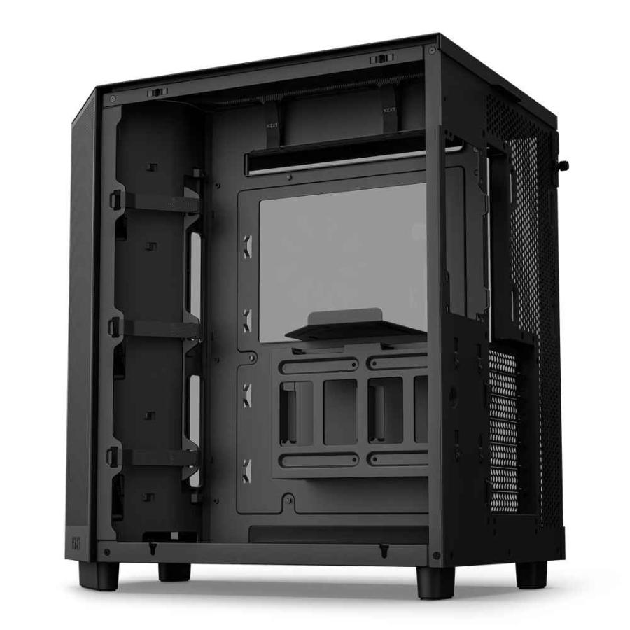 NZXT H6 Flow RGB Black(CC-H61FB-R1) 高エアフローミドルタワーケース  