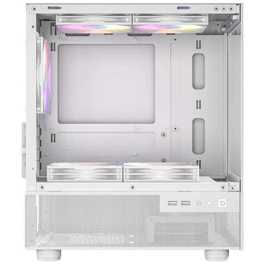 Antec CX200M RGB Elite White RGBファン5個標準搭載のmicroATX対応