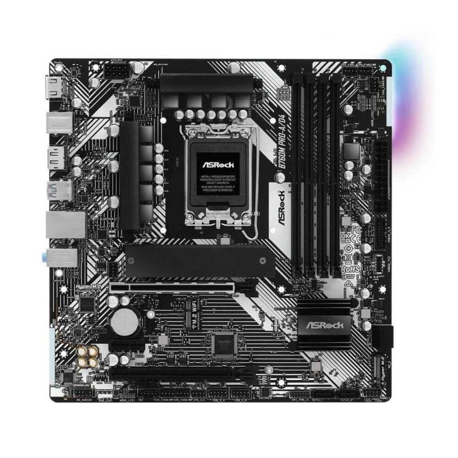 ASRock B760M Pro-A/D4 intel 第14/13/12世代 Coreプロセッサ ASRock B760M Pro-A/D4 intel 第14/13/12世代 Coreプロセッサ