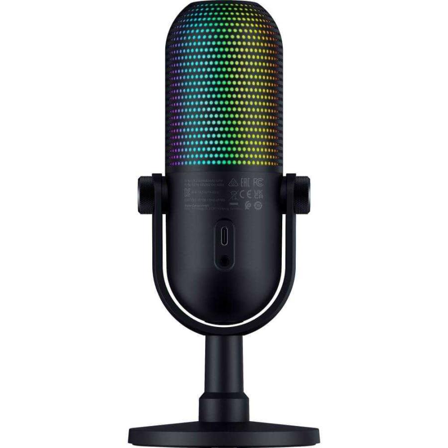 Razer Seiren V3 Chroma RZ19-05060100-R3M1 タップトゥミュート機能搭載の RGB USB マイク｜pc-koubou｜02