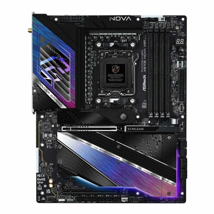 ASRock X870E Nova WiFi AMD X870Eチップセット搭載 ATXマザーボード 
