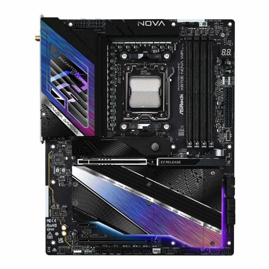 ASRock X870E Nova WiFi AMD X870Eチップセット搭載 ATXマザーボード 