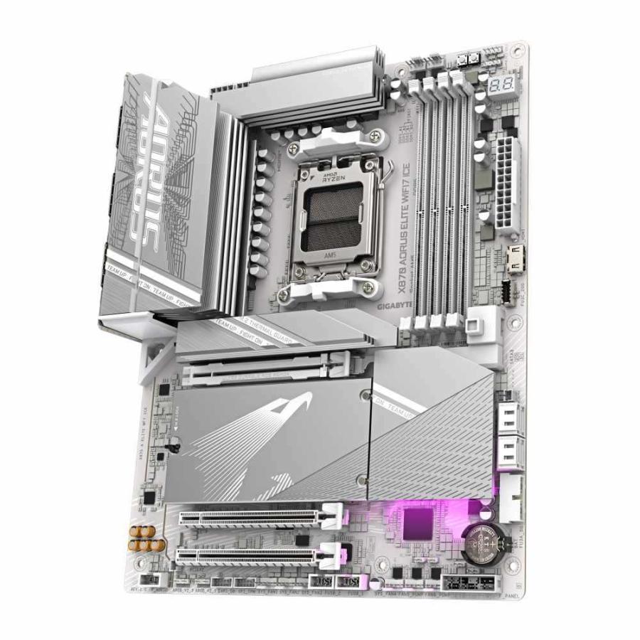 GIGABYTE X870 AORUS ELITE WIFI7 ICE AMD X870チップセット搭載 GIGABYTE X870 AORUS ELITE WIFI7 ICE AMD X870チップセット搭載