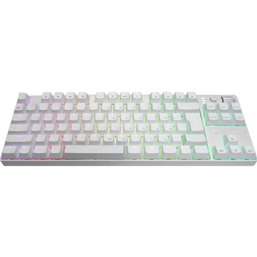 パソコン工房 メカニカルゲーミングキーボード 日本語 茶軸 ホワイト