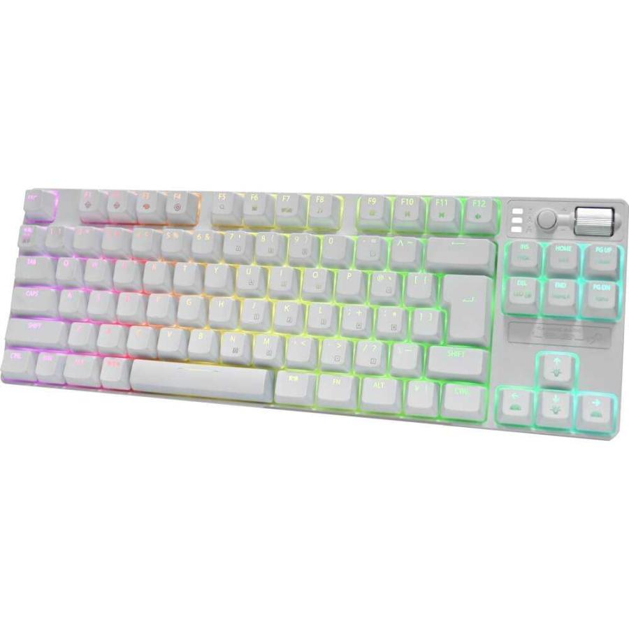 パソコン工房 メカニカルゲーミングキーボード 日本語 茶軸 ホワイト