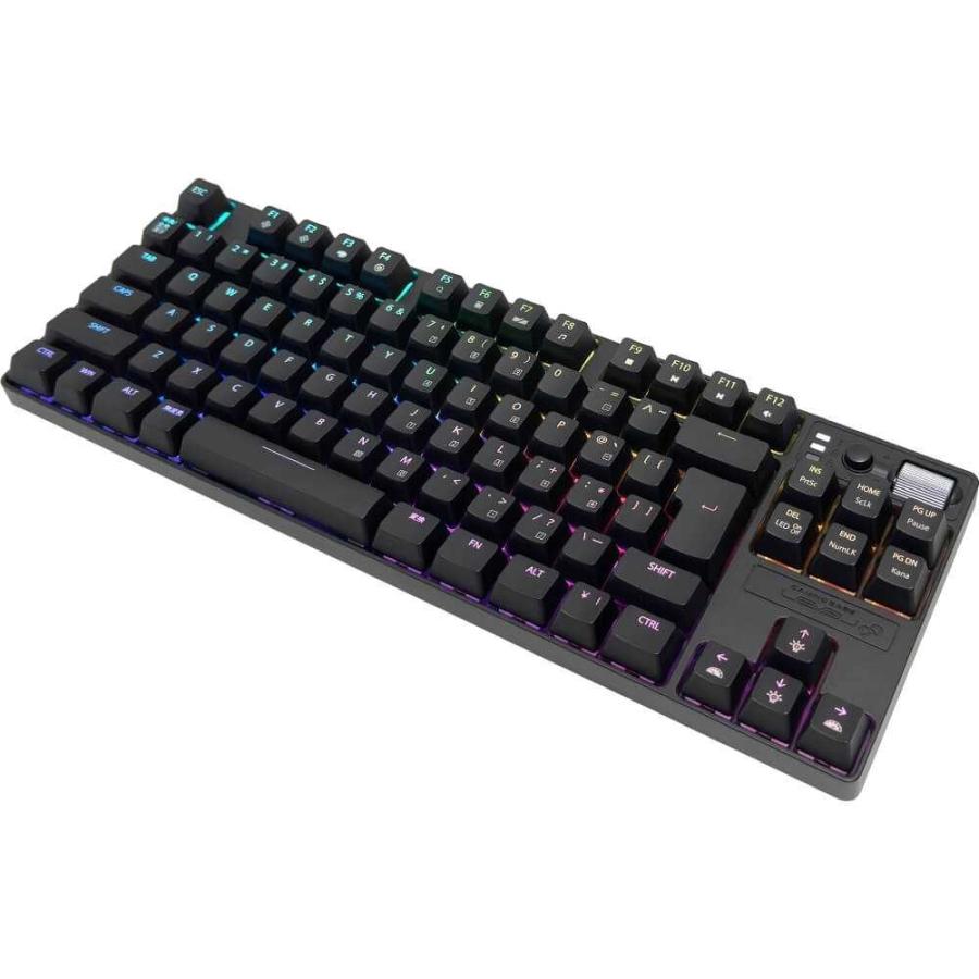 パソコン工房 メカニカルゲーミングキーボード 日本語 赤軸 ブラック