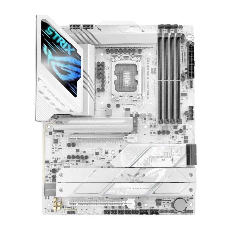 ASUS ROG STRIX Z890-A GAMING WIFI Intel Z890チップセット搭載「ROG STRIX」マザーボード ホワイトの画像